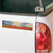 Autoaufkleber der roten Blume (Auf Lkw)