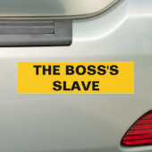 Autoaufkleber Der Sklave des Boss (Auf Auto)