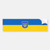 Autoaufkleber der ukrainischen Flagge (Vorne)