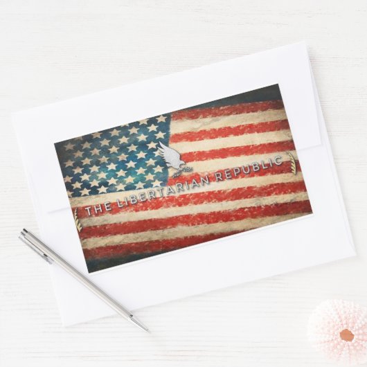 Autoaufkleber der Vereinigten Republik Rechteckiger Aufkleber (Umschlag)