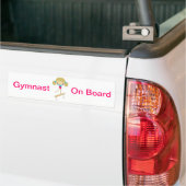 Autoaufkleber des Gymnast an Bord (Auf Lkw)