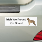 Autoaufkleber des irischen Wolfhound (Auf Auto)