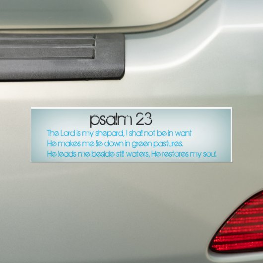 Autoaufkleber des Psalm-23 (Auf Auto)
