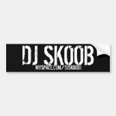 AUTOAUFKLEBER DJ SKOOB (Vorne)