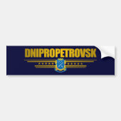 Autoaufkleber "Dnipropetrovsk COA" (Vorne)