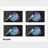 Autoaufkleber "Do bin I dahoam" (grau) Rechteckiger Aufkleber (Blatt)