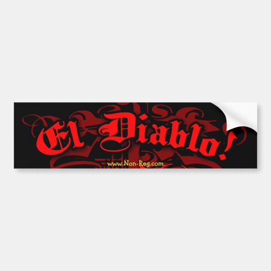 Autoaufkleber EL Diablo (Vorne)