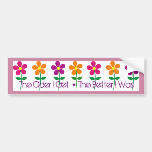 Autoaufkleber: Erhalte ich das älter • War ich  Autoaufkleber