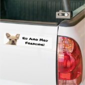 Autoaufkleber Eu-Amos Meu Frenchie (Auf Lkw)