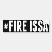 AUTOAUFKLEBER FEUER-ISSA HASHTAG (Vorne)