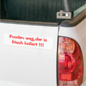 Autoaufkleber "Fooden weg" (Auf Lkw)