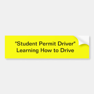 Autoaufkleber für den Studentenberechtigtem