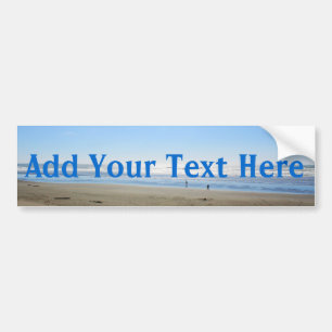 Autoaufkleber für den Textstrand hinzufügen