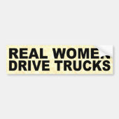 AUTOAUFKLEBER FÜR REALE FRAUEN MIT LKW (Vorne)