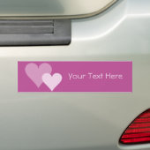 Autoaufkleber für rosa Herzen, anpassen (Auf Auto)