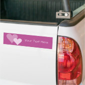 Autoaufkleber für rosa Herzen, anpassen (Auf Lkw)