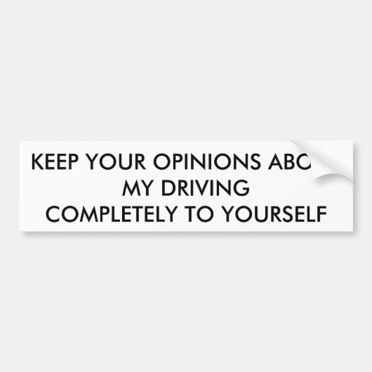 "AUTOAUFKLEBER FÜR SCHNELLENTREIBER" AUTOAUFKLEBER (Vorne)