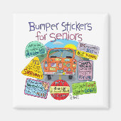 Autoaufkleber für Senioren Magnet (Vorne)