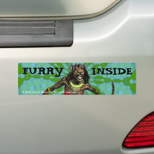 Autoaufkleber "Furry Inside" (Auf Auto)