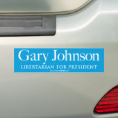 Autoaufkleber Gary Johnson 2012 (Auf Auto)