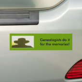 Autoaufkleber - Genealogisten tun es für ... (Auf Auto)