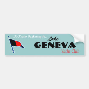 Autoaufkleber Genfs Burgee