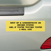 AUTOAUFKLEBER-GESPRÄCH U. SIMSEN GERADE ANTRIEB AUTOAUFKLEBER (Auf Auto)