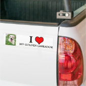 Autoaufkleber GOLDENES LABRADOR (Auf Lkw)