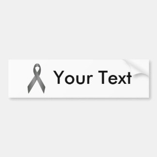 Autoaufkleber "Gray Awareness Ribbon"