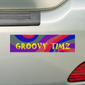 AUTOAUFKLEBER - GROOVY TIMES - ROCK'N'ROLL (Auf Auto)