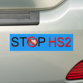 Autoaufkleber HALT HS2 (Auf Auto)