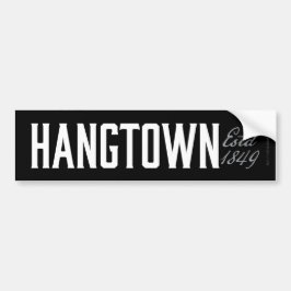 Autoaufkleber Hangtown (Est 1849)