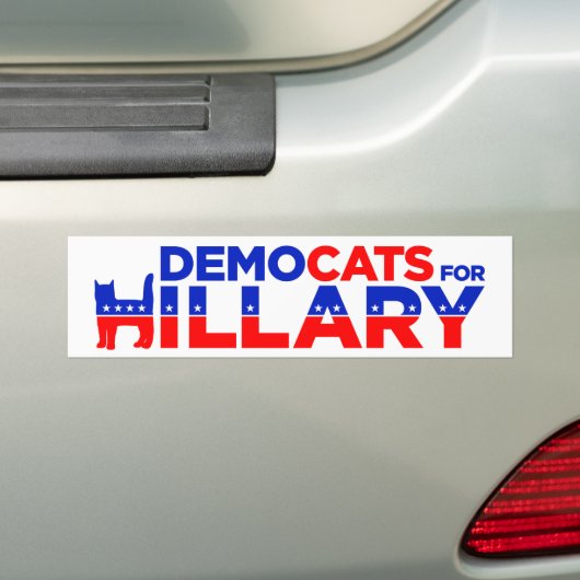 Autoaufkleber Hillary 2016 "Democats für Hillary" (Auf Auto)