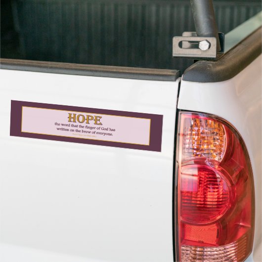 Autoaufkleber: Hoffnung Autoaufkleber (Auf Lkw)