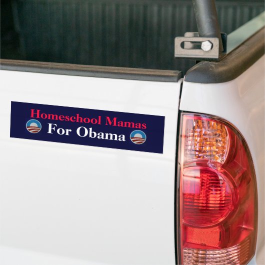 Autoaufkleber Homeschool Mutter-For Obama (Auf Lkw)