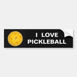 Autoaufkleber: I Liebe Pickleball Autoaufkleber