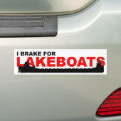 Autoaufkleber: Ich bremse für LAKEBOATS Autoaufkleber (Auf Auto)