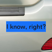 Autoaufkleber - ich weiß, recht? (Auf Auto)