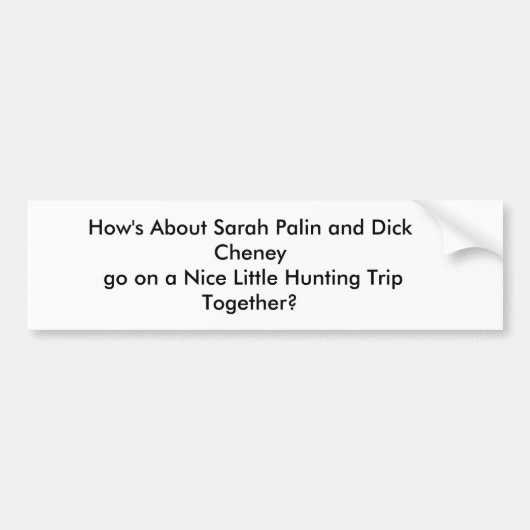 Autoaufkleber, jagend autoaufkleber (Vorne)