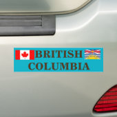 Autoaufkleber Kanadas - Britisch-Kolumbien (Auf Auto)