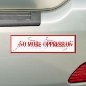 AUTOAUFKLEBER - KEINE MEHR OPPRESSION - AUTOS (Auf Auto)