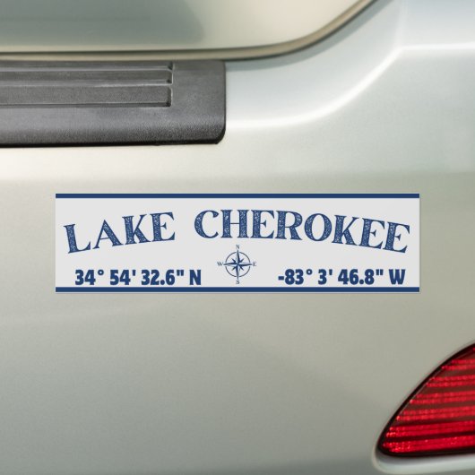 Autoaufkleber Lake Cherokee (Auf Auto)