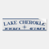 Autoaufkleber Lake Cherokee (Vorne)
