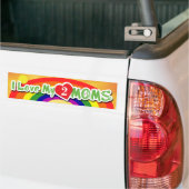 AUTOAUFKLEBER - Luv 2 Mamas (Auf Lkw)