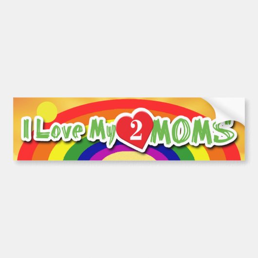 AUTOAUFKLEBER - Luv 2 Mamas (Vorne)