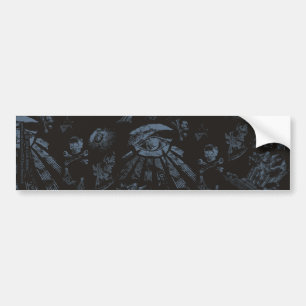 Autoaufkleber Masonic Fantasy Blue