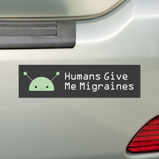 Autoaufkleber Menschen Geben Mir Migräne (Auf Auto)