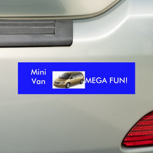 Autoaufkleber Mini Van MEGA FUN (Auf Auto)