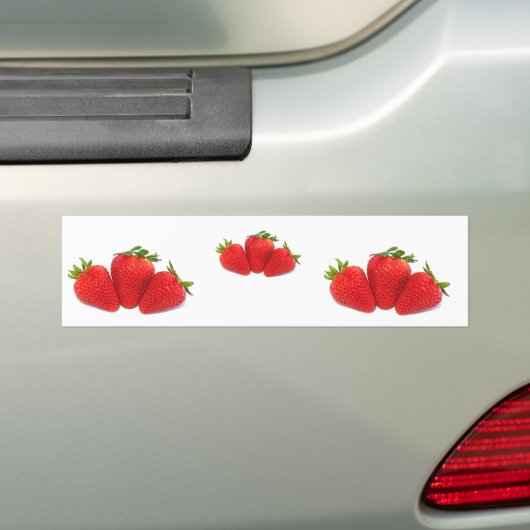 Autoaufkleber mit Erdbeeren (Auf Auto)