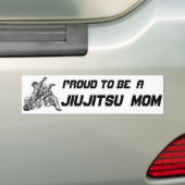 Autoaufkleber mit stolzem, eine jiujitsu Mamma zu (Auf Auto)
